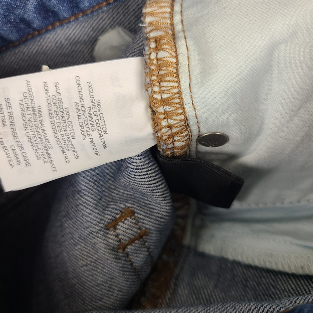 Madewell Jeans Womens 27 Blue Rigid Skinny Distress Medium Wash Denim * - Picture 10 of 15